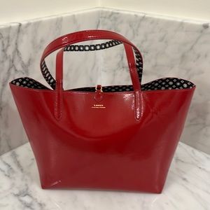 👜❤️ NWOT- Lauren Ralph Lauren Red Patent Tote